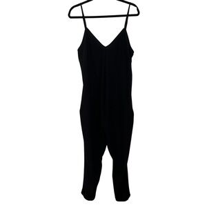 Hatch Collection The Georgie Jumper One Piece V-Neck Black SZ 1= S/M EUC Trendy